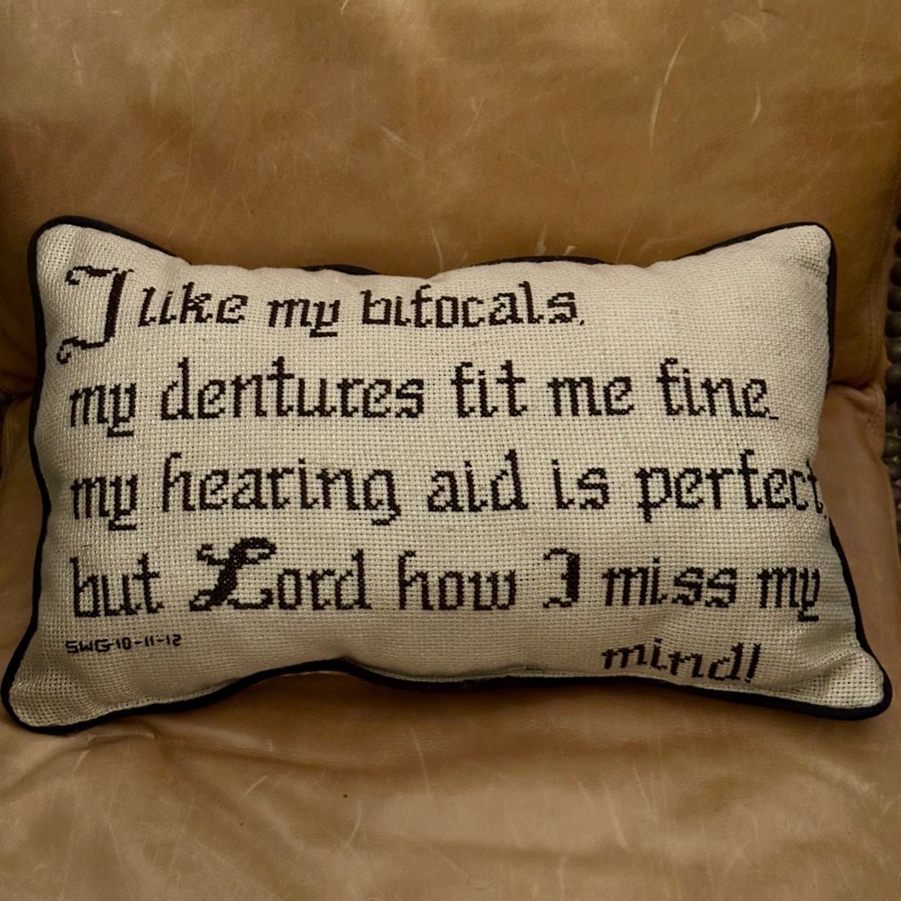 Accent Pillow • Handmade by my Grandmama